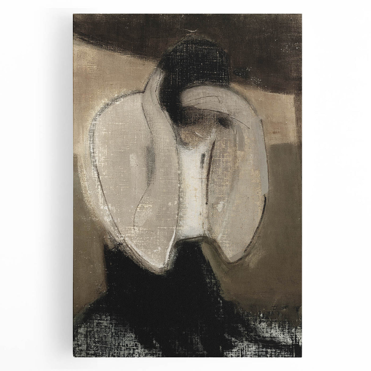 Dark Academia Wall Art - Shadowy Art Piece for Moody Aesthetic Decor
