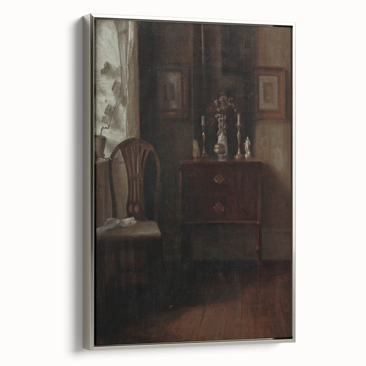 Moody Aesthetic Decor - Dark Academia Shadowy Art for Home or Study