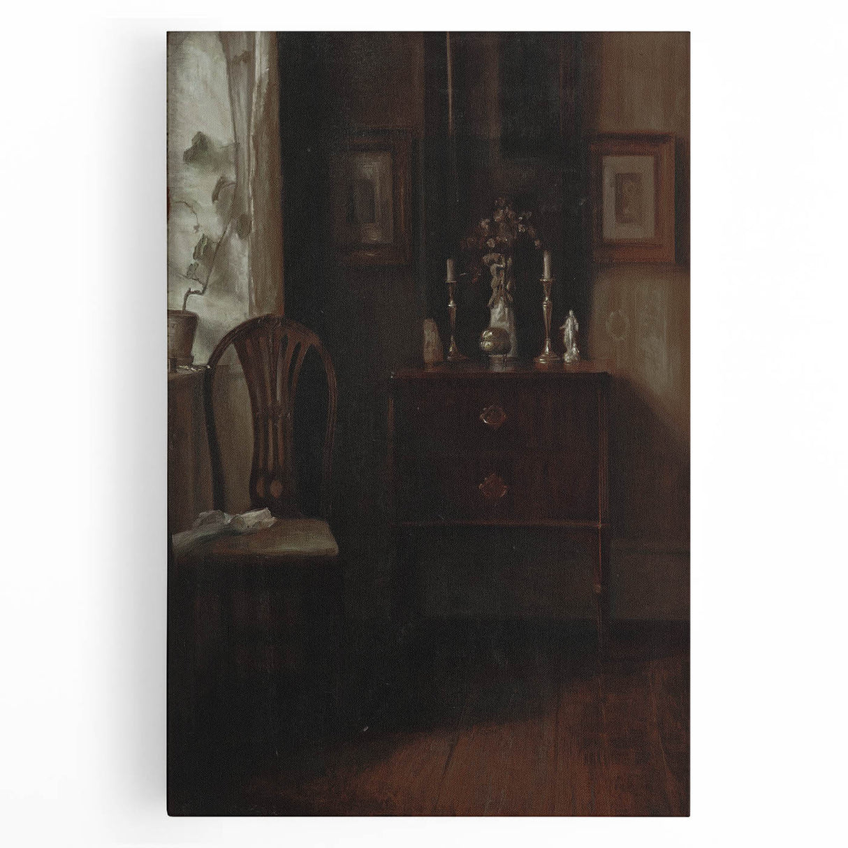 Moody Aesthetic Decor - Dark Academia Shadowy Art for Home or Study