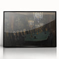 Moody Candlelit Dining Room – Dark Academia Wall Art, Gothic Art Decor