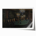 Moody Candlelit Dining Room – Dark Academia Wall Art, Gothic Art Decor