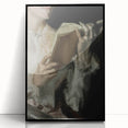 Dark Academia Wall Art - Classic Literature Reading Scene for Decor
