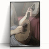 Dark Academia Wall Art | Vintage Gothic Print with Musical Elegance