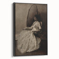 Dark Academia Wall Art - Woman in Reflection - Moody Gothic Decor