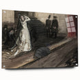Dark Academia Wall Art - Mysterious Gothic Scene - Moody Aesthetic Decor