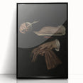 Dark Academia Wall Art - Vintage Gothic Hands with Quill and Letter