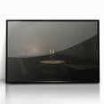 Dark Academia Wall Art - Candlelit Table Gothic Print - Moody Decor