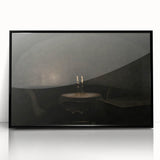 Dark Academia Wall Art - Candlelit Table Gothic Print - Moody Decor
