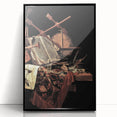 Dark Academia Wall Art - Vintage Gothic Still Life with Instruments