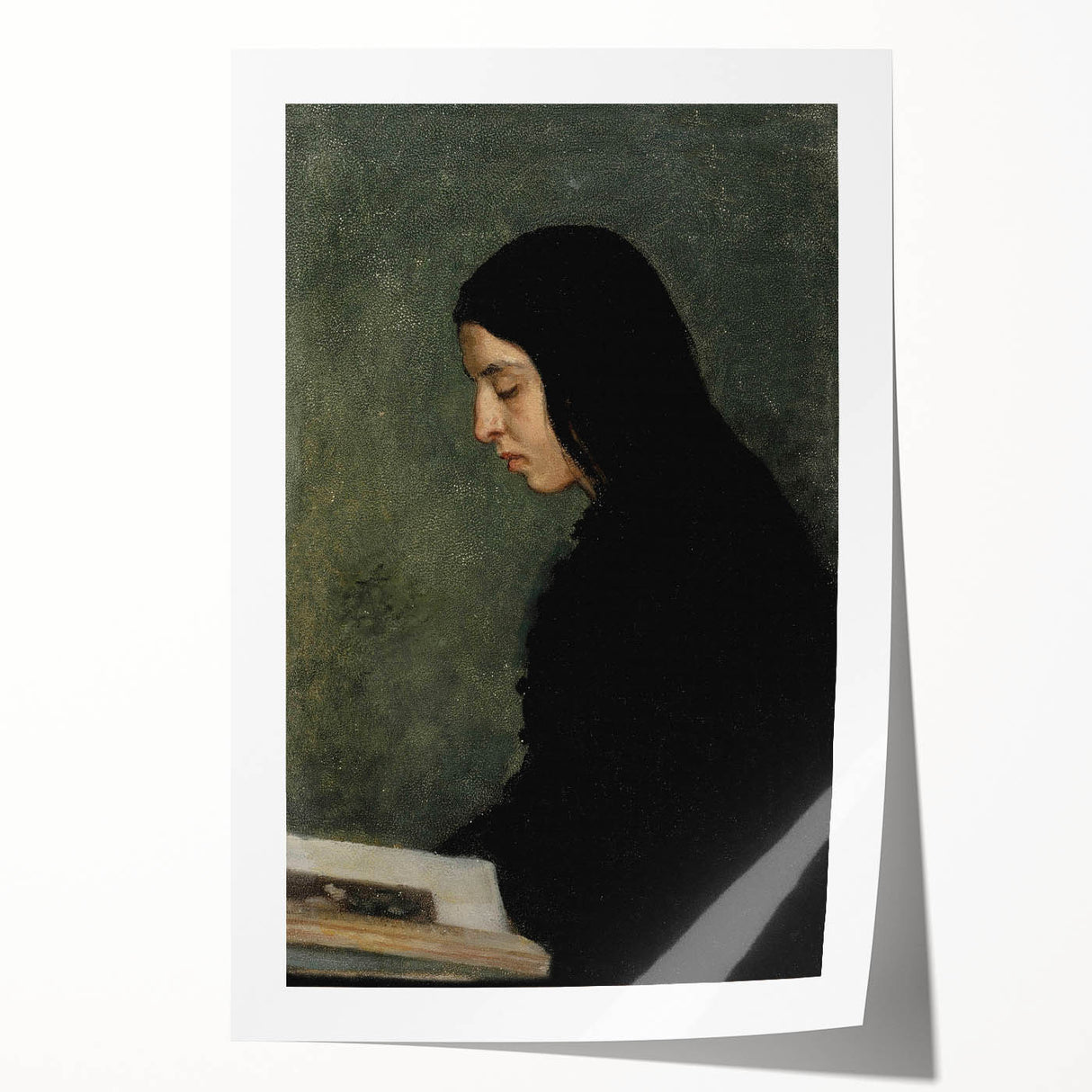 Dark Academia Wall Art - Moody Aesthetic Shadowy Art for Study Decor