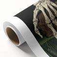 Dark Academia Wall Art - Gothic Skeleton Hand for Moody Aesthetic Decor