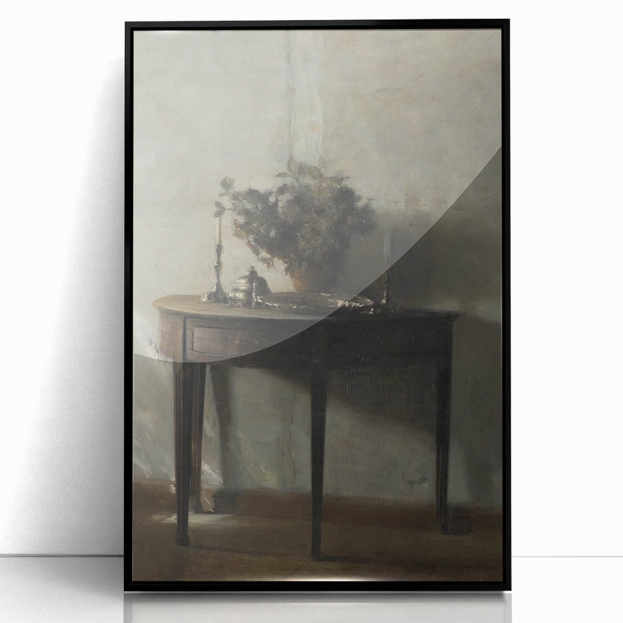 Moody Shadowy Art Pieces | Dark Academia Wall Art for Gothic Interiors