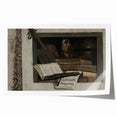 Dark Academia Wall Art – Still Life with Owl, Books, and Violin