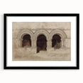 Dark Moody Wall Art - Ancient Archways Study - Timeless Dark Prints