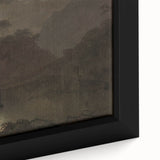 Dark Moody Wall Art - Atmospheric Moonlit Landscape for Timeless Decor