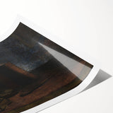 Dark Moody Wall Art: Literary Still Life with Bust - Timeless Dark Print