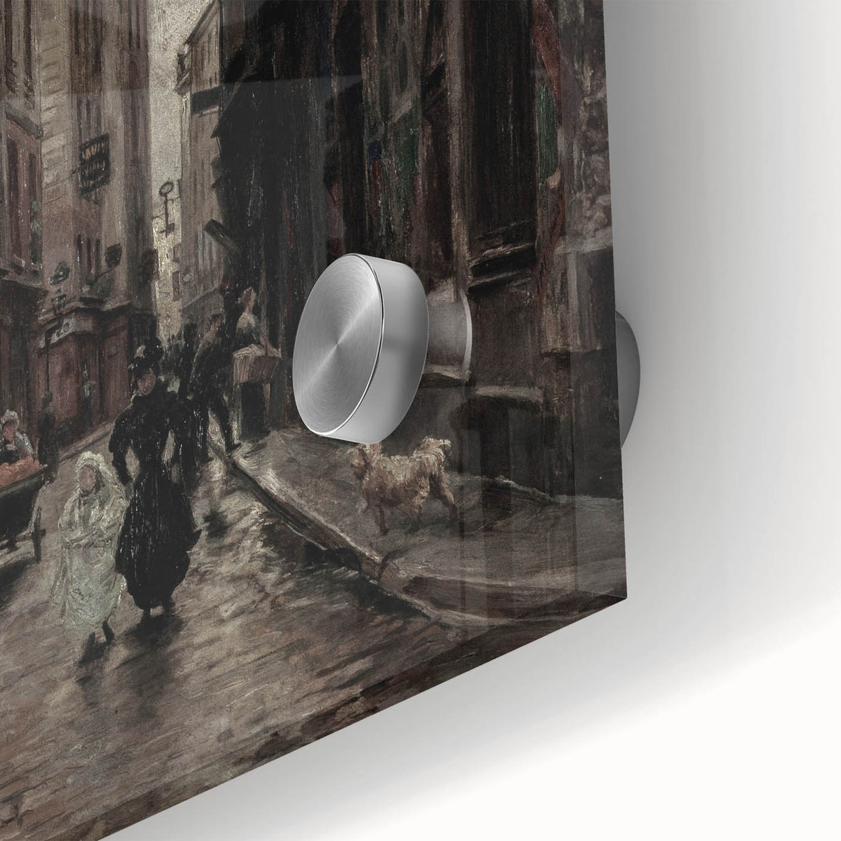 Moody Art Prints - Vintage Street Scene in Timeless Dark Tones