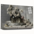 Dark Moody Floral Still Life Art - Timeless Elegance for Interior Decor