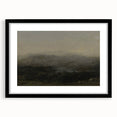 Dark Moody Landscape Art - Serene Atmospheric Hills for Timeless Decor