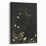 Dark Moody Wall Art with Snakes and Moths | Dramatic Moody Art Prints
