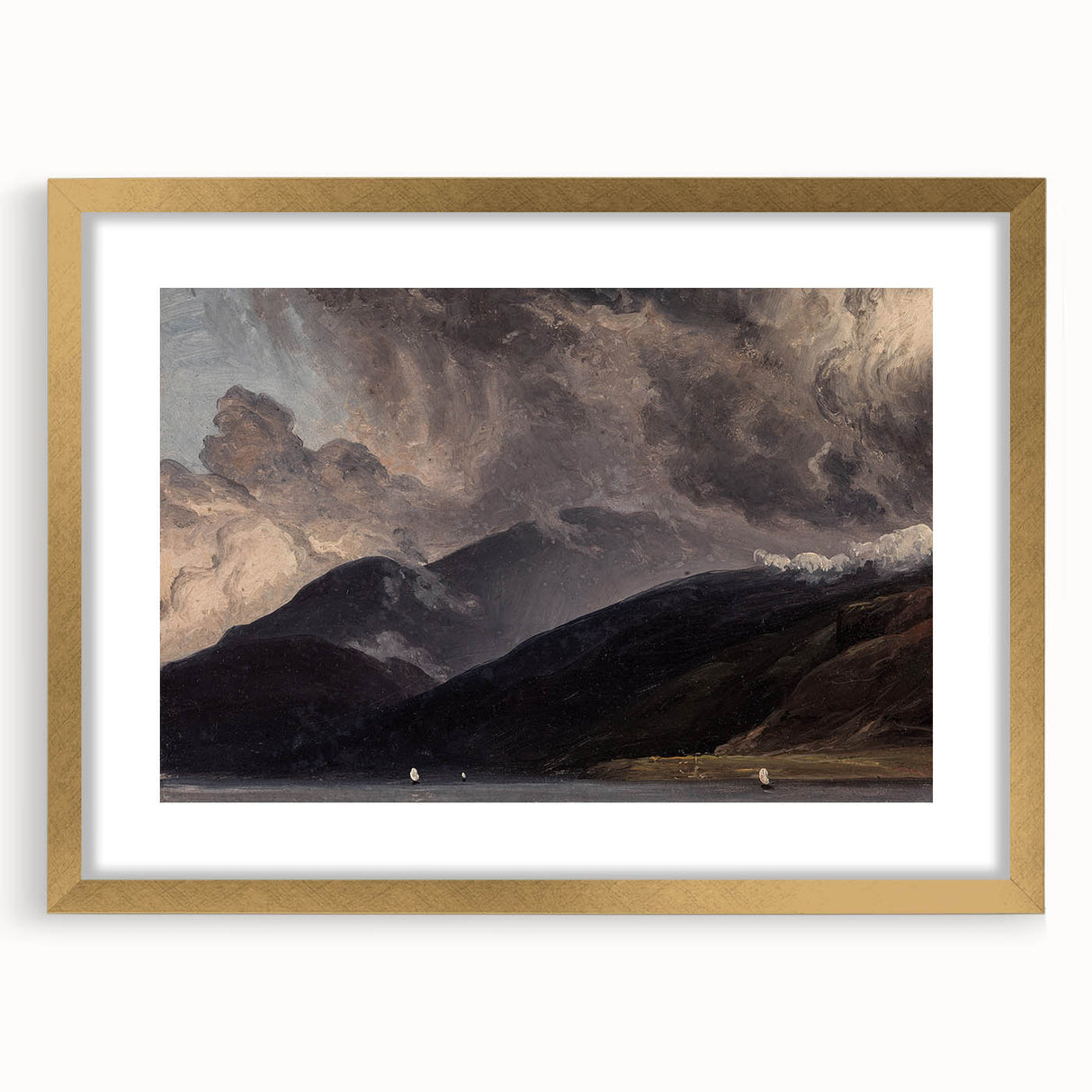 Moody Art Prints - Dark Mountain Scenery for Dramatic Wall Decor