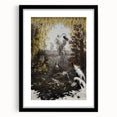 Dark Moody Wall Art | Enchanting Nymphs in Nature | Dramatic Art Prints