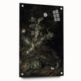 Dark Art Decor - Atmospheric Nature Scene with Mysterious Shadows