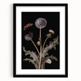 Dark Moody Wall Art - Botanical Elegance with Butterflies and Snails