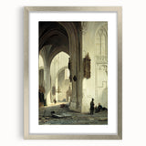 Dark Moody Wall Art Gothic Architectural Print for Dramatic Interiors