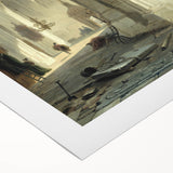 Dark Moody Wall Art Gothic Architectural Print for Dramatic Interiors