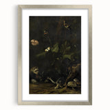 Dark Moody Wall Art Dramatic Woodland Scene with Wildlife