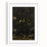 Dark Moody Wall Art Dramatic Woodland Scene with Wildlife