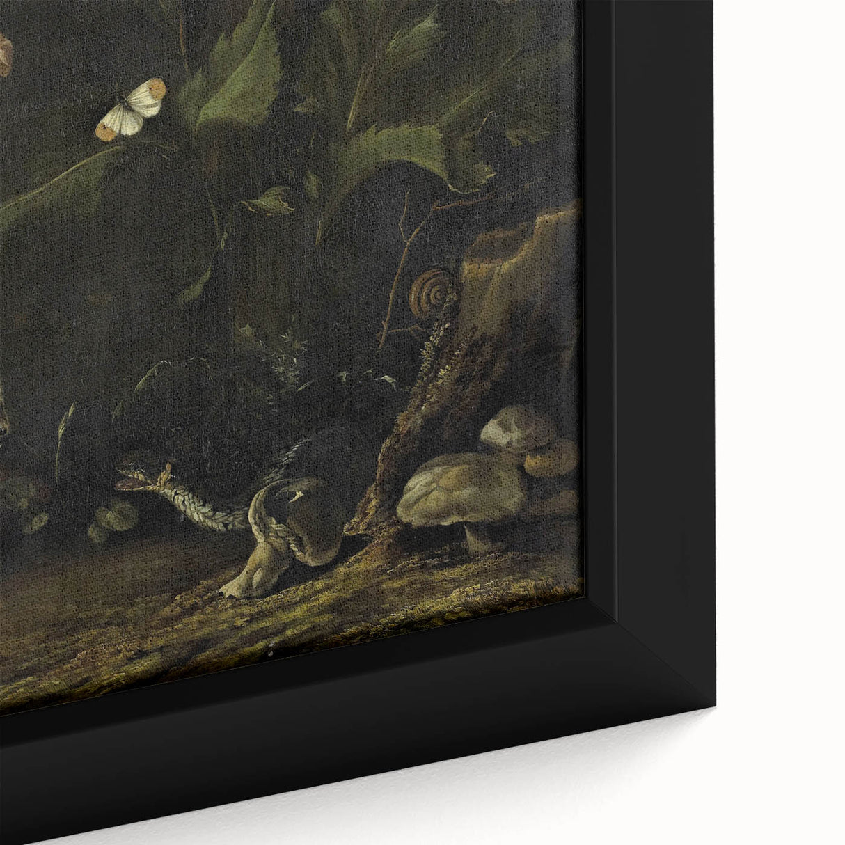 Dark Moody Wall Art Dramatic Woodland Scene with Wildlife