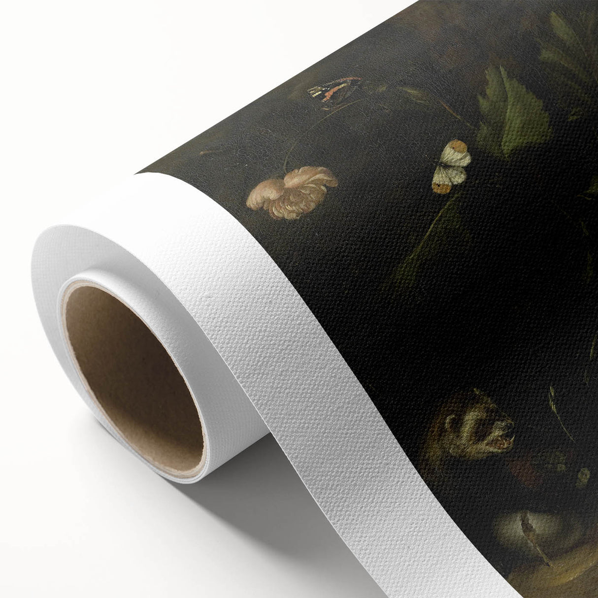Dark Moody Wall Art Dramatic Woodland Scene with Wildlife