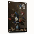 Timeless Dark Prints - Classic Floral Still Life with Rich Dark Hues