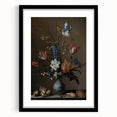 Timeless Dark Prints - Classic Floral Still Life with Rich Dark Hues