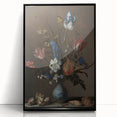 Timeless Dark Prints - Classic Floral Still Life with Rich Dark Hues