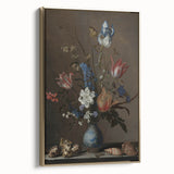 Timeless Dark Prints - Classic Floral Still Life with Rich Dark Hues