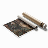 Timeless Dark Prints - Moody Rabbit and Forest Scene Art Decor