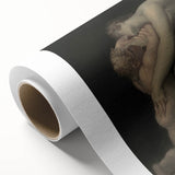 Moody Art Prints - Intimate Embrace in Ethereal Light and Shadows