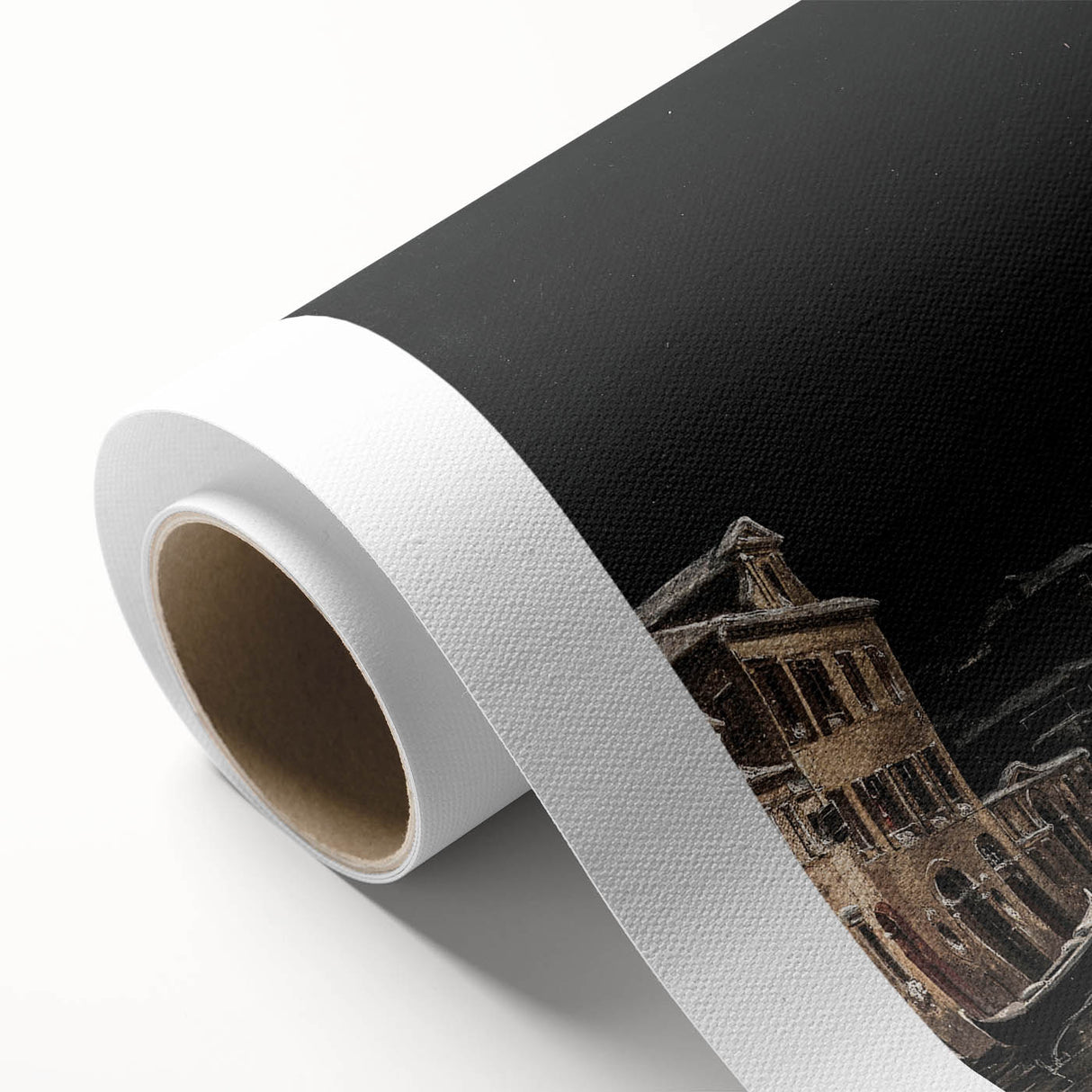 Moody Venetian Nightscape Wall Art - Dark Cityscape for Interior Decor
