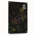Dark Moody Wall Art - Nest with Blue Eggs for Natural Interior Decor