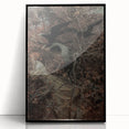 Dark Moody Wall Art - Haunting Crow Scene for Dramatic Interiors
