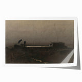 Dark Moody Crow Scene - Atmospheric Wall Art for Timeless Interiors