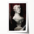 Dark Moody Wall Art - Timeless Bust Sculpture for Moody Interiors