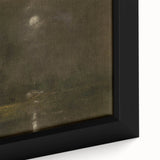 Dark Moody Moonlit Landscape - Atmospheric Night Scene Wall Art Decor