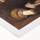 Dark Moody Wall Art: Atmospheric Mushroom Still Life - Moody Art Print