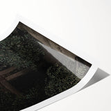 Dark Moody Wall Art - Hidden Forest Retreat for Dramatic Interiors
