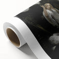 Dark Moody Wall Art - Gothic Guardian Angel Scene for Dramatic Interiors