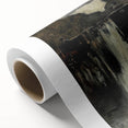 Dark Moody Wall Art - Rainy City Carriage Scene for Timeless Interiors
